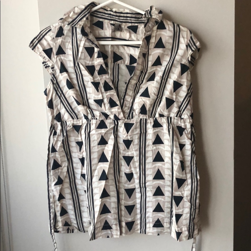 Empire waist geometric old navy top